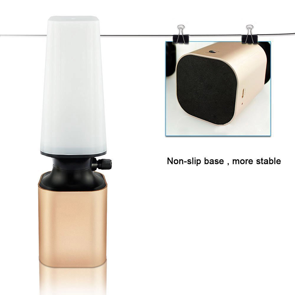 C6 LED Night Light Imitate Kerosene Oil Lamp Design Knob Eye Care LED Desk Light USB Rechargeable Lamp -Silver