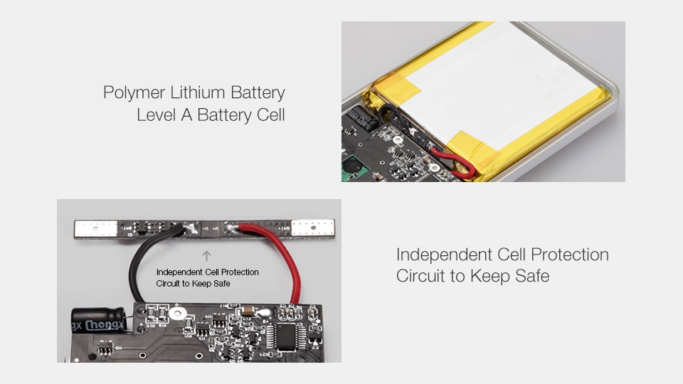 GGMM Streamliner Power Bank PR-6010 6010mAh 2 USB Port with Micro SD Card Reader Function - Silver