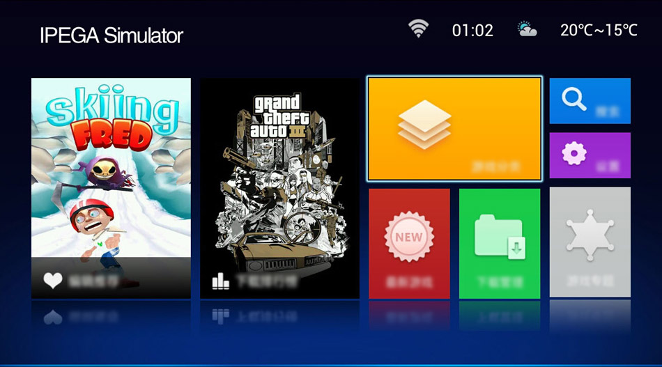 IPEGA PG-9028 Wireless Gamepad Game Controller Bluetooth V3.0 for Android iOS PC - Blue and Black