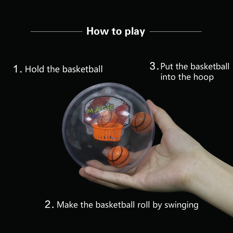 Shoot A Basketball Led Music Palm Basketball Toys Baby Child Toy Creative Gift