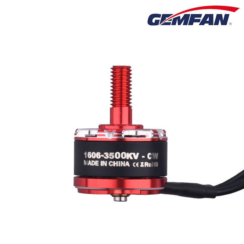 Gemfan 1606 3500KV 2-4S CW Brushless Motor for FPV Racing Drone