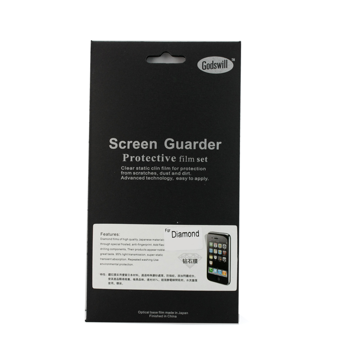 Godswill Diamond Screen Protector Glass Film for Apple iPhone4/4S