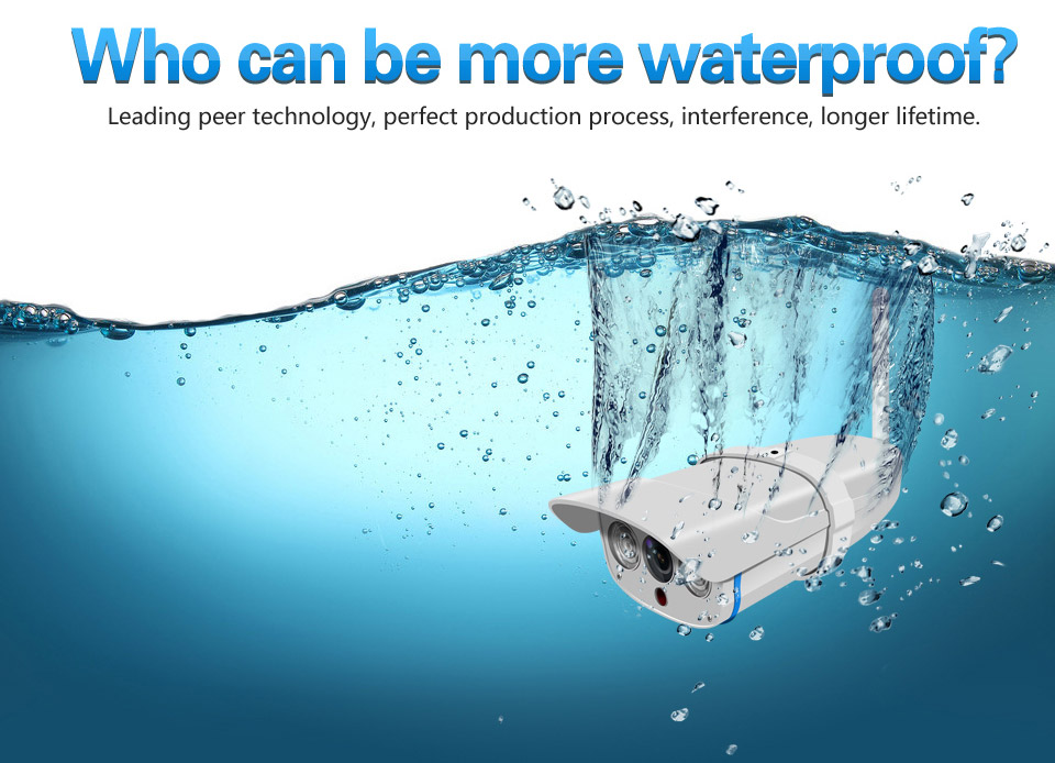 VStarcam C7816WIP IP Camera Wireless 1.0MP H.264 IP67 Waterproof Outdoor Camera Built-in IR-CUT Night Vision Multi-user Security Camera -White