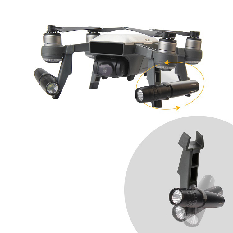 RCGEEK Docking Landing Gear Night Flight LED Light Set for DJI Spark