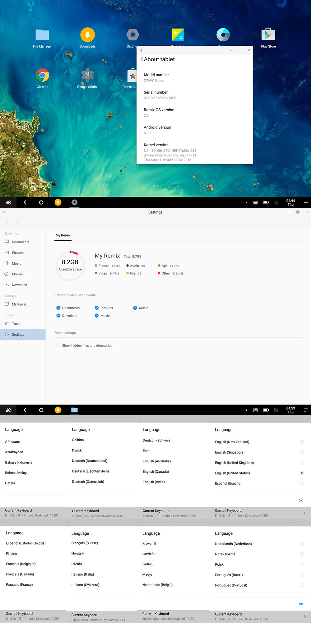 CHUWI Hi10 Plus 10.8 inch Remix OS 2.0 + Win10 2GB/32GB Intel Cherry Trail Z8350 Quad Core 1.84GHz 1920*1280 EU- Grey