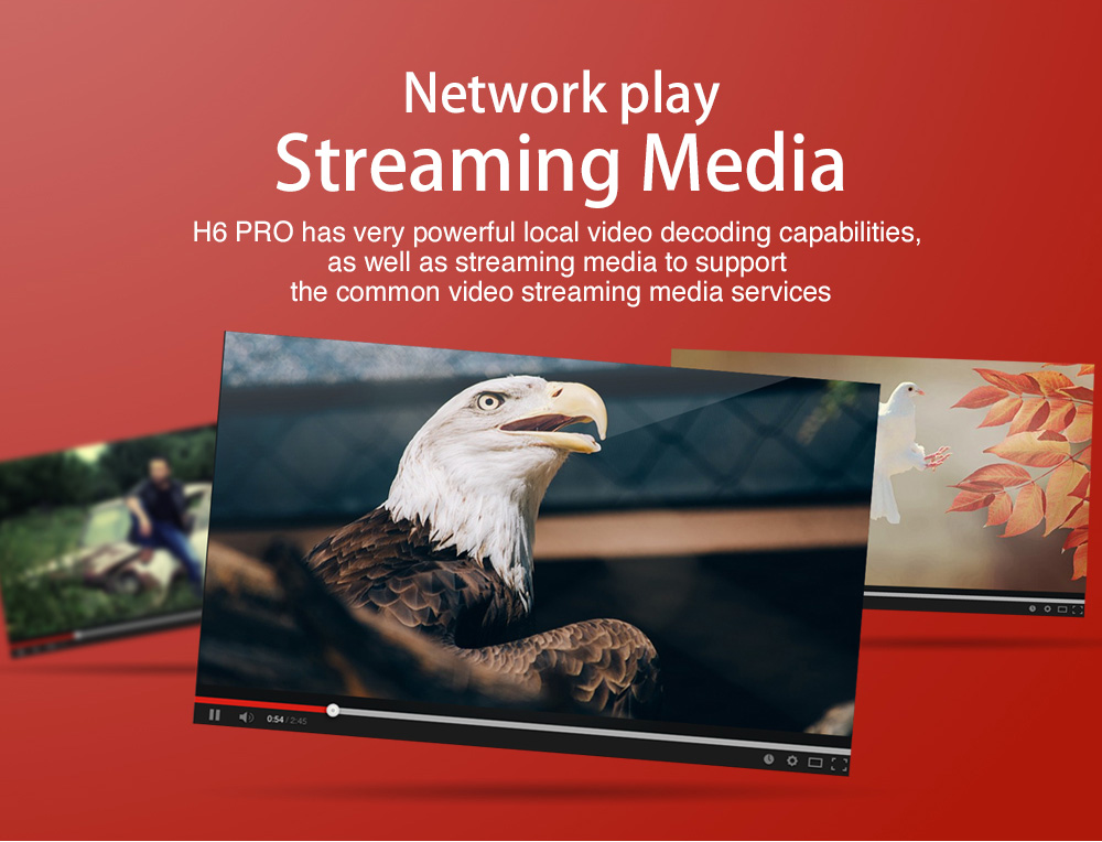 ZIDOO H6 PRO Android 7.0 Nougat 4K TV Box Allwinner H6 DDR4 2GB eMMC 16GB 1000M LAN ac WIFI Dolby DTS HDR Bluetooth