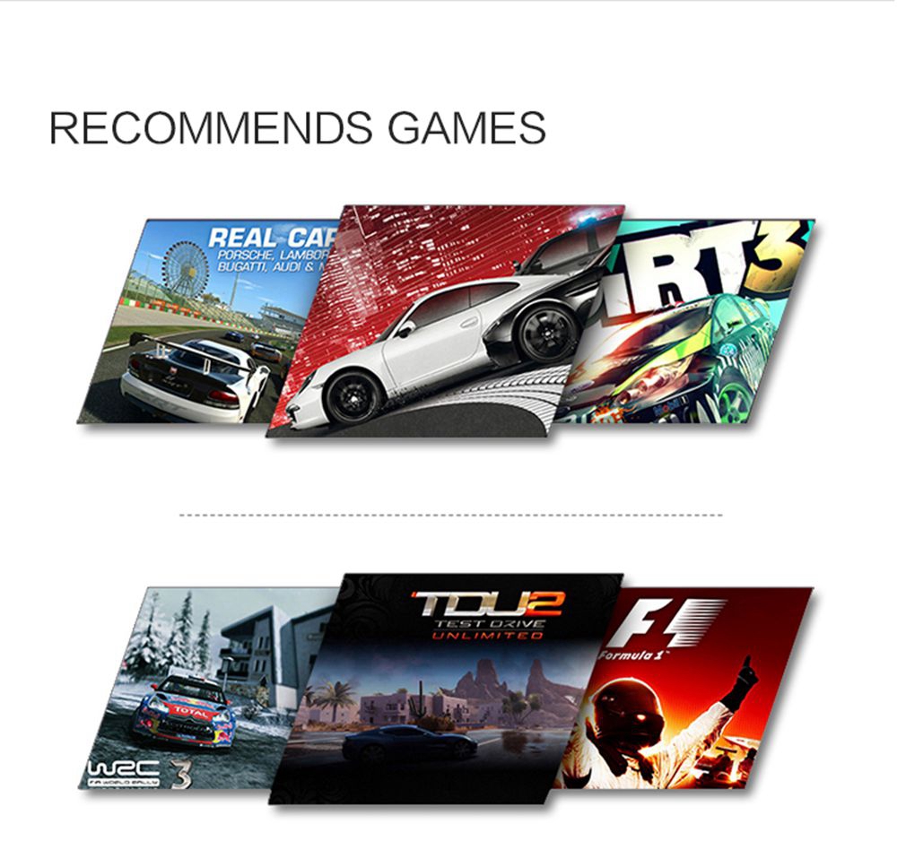 PXN-V3II Wired Racing Wheel Illusiveness Vibration Motor with Pedals PC Game Hardware for PC - Black