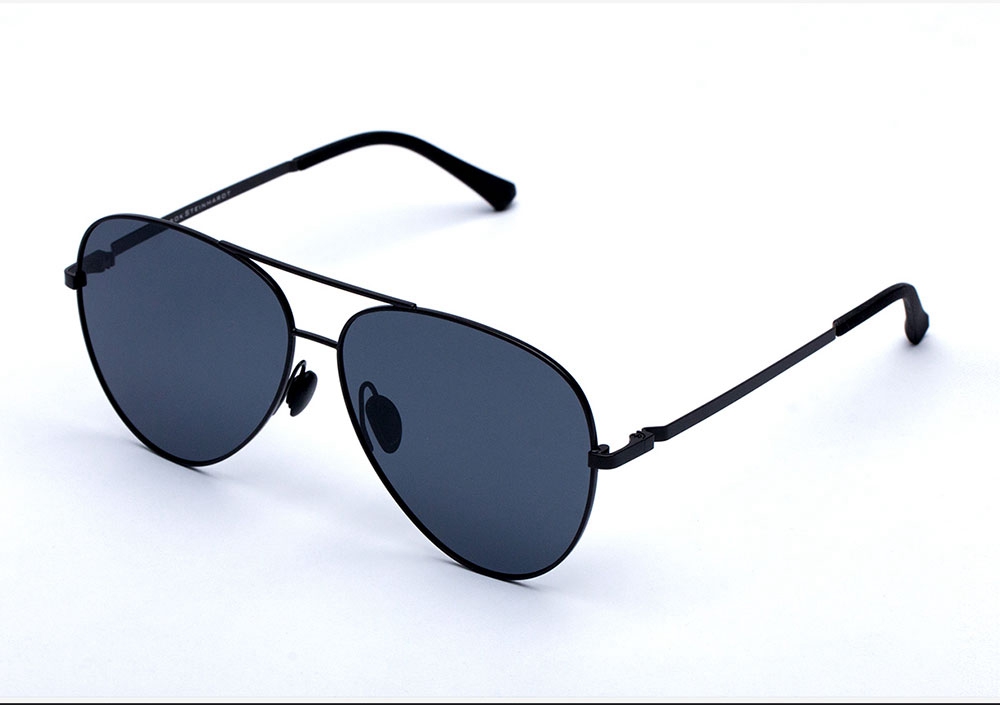 Xiaomi Mjijia TS Unisex Polarized Sunglasses Classic Aviator Sunglasses for Men Women UV 400 - Black