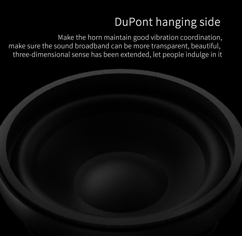 Ovevo D10 Wireless Bluetooth Portable LED Speaker Amplifier 4D Surround Sound - Wood Color