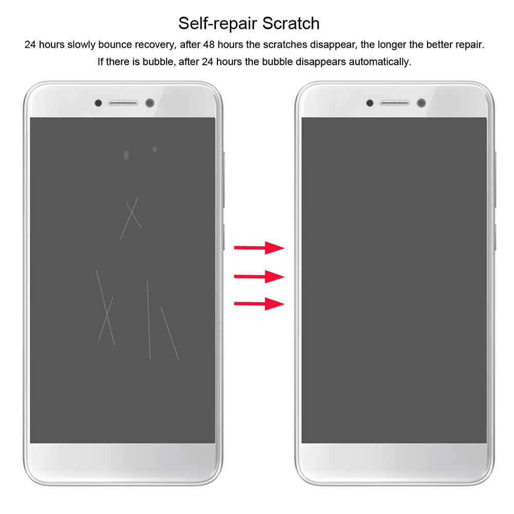 Transparent Huawei P8 Lite 2017 Screen Film ENKAY Hat-Prince 0.1mm 3D Explosion-proof Membrane Glass