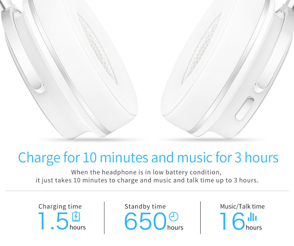 Bluedio T4 Wireless Bluetooth Headphone ANC Active Noise Cancelling Headset with Mic - Black