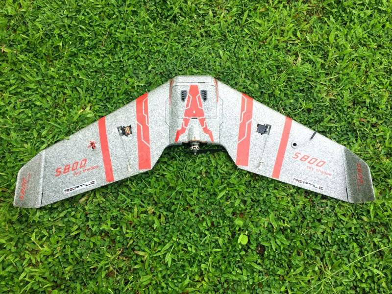 Reptile S800 V2 SKY SHADOW Racer EPP Wingspan 820mm FPV Flying Wing with FPV System RC Airplane - PNP Version
