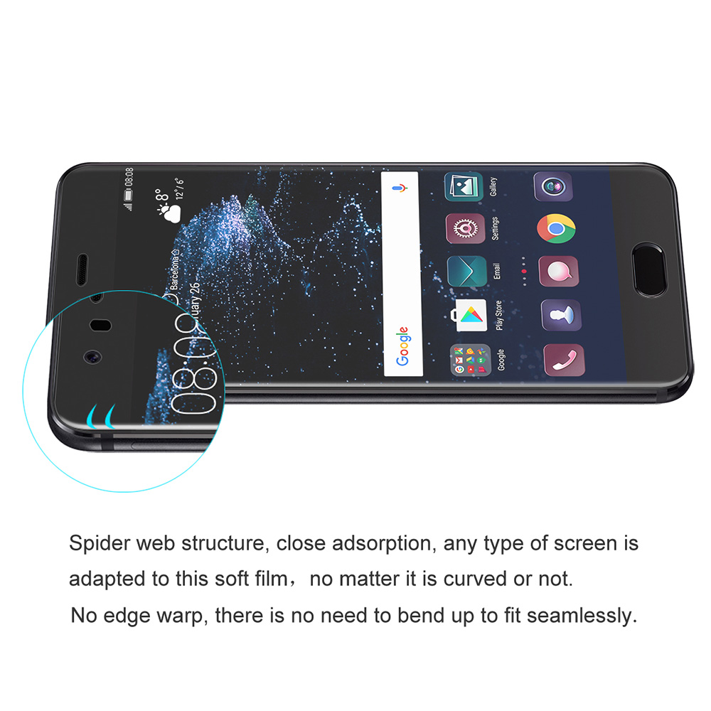 Transparent Huawei P10 Screen Film ENKAY Hat-Prince 0.1 mm 3D Explosion-proof Membrane Glass
