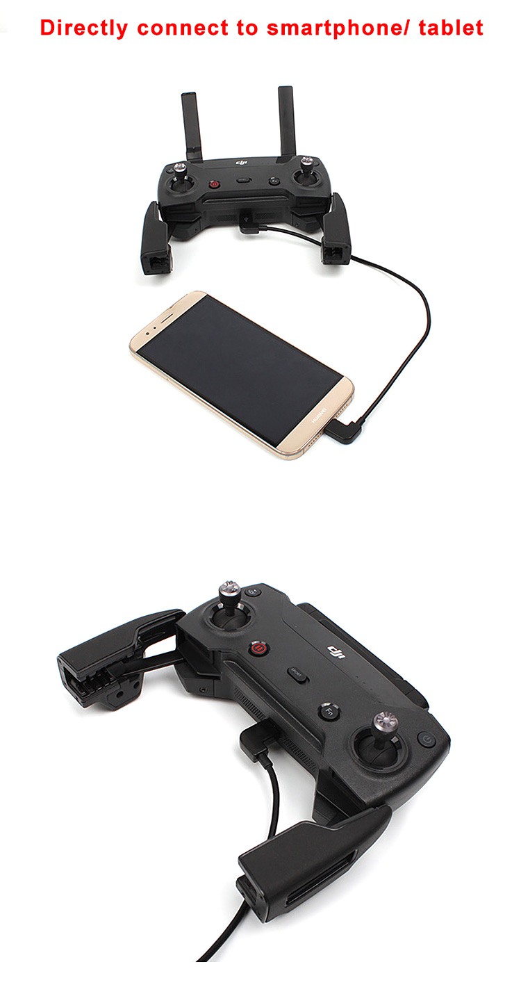 Standard Micro USB Connector Cable for DJI Spark Mavic Pro