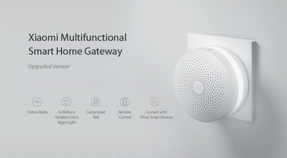 Xiaomi Mijia Smart Home Security 3 in 1 Kits Multi-function Gateway Doors Windows Sensor Wireless Switch Zigbee -White