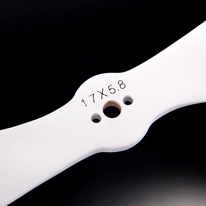 MultiStar White Edition Multirotor Propeller 17x5.8 Multi-rotor Wood Props (CW CCW Set)