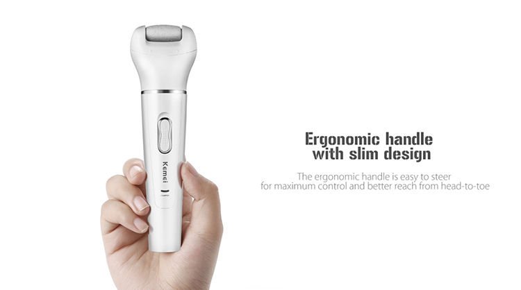 Kemei KM-2199 5 In 1 Beauty Tool Kit Electric Epilator Lady Shaver Machine Hair Removal Facial Cleansing Massage -White