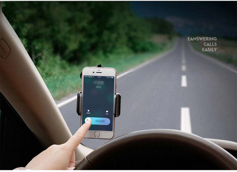 Benks Little Giant Car Mount Phone Holder Car Sucker Universal In Car Dashboard GPS Stand Desktop Stand Smart Back Clip - White
