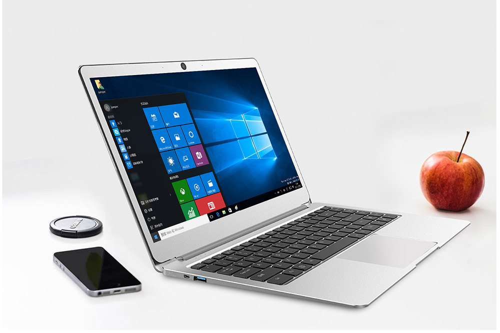 Jumper EZbook 3L Pro 14" Business Laptop Windows 10 Intel Apollo Lake N3450 6GB RAM 64GB SSD Dual Band Wifi USB 3.0 1080P - Silver