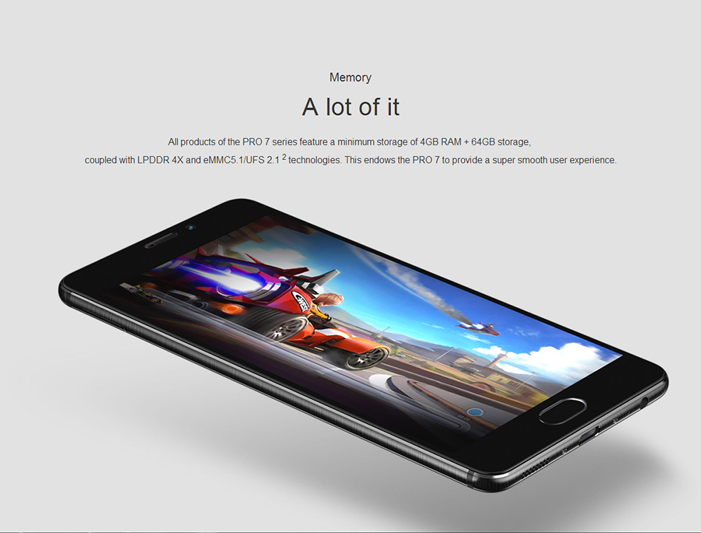 Meizu Pro 7 5.2 Inch Smartphone Super AMOLED Screen 4GB 128GB Helio X30 Deca Core Dual 12.0MP Rear Camera Android 7.0 Hi-Fi Fast Charge mCharge 3.0 - Black