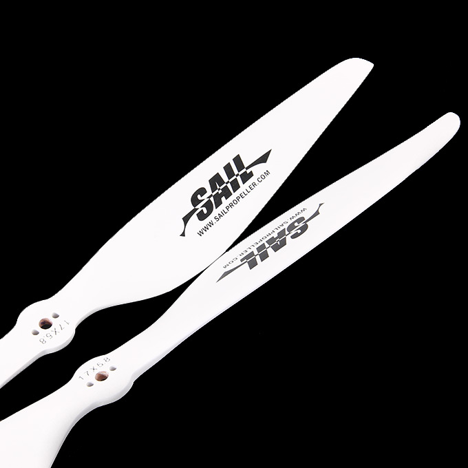 MultiStar White Edition Multirotor Propeller 17x5.8 Multi-rotor Wood Props (CW CCW Set)