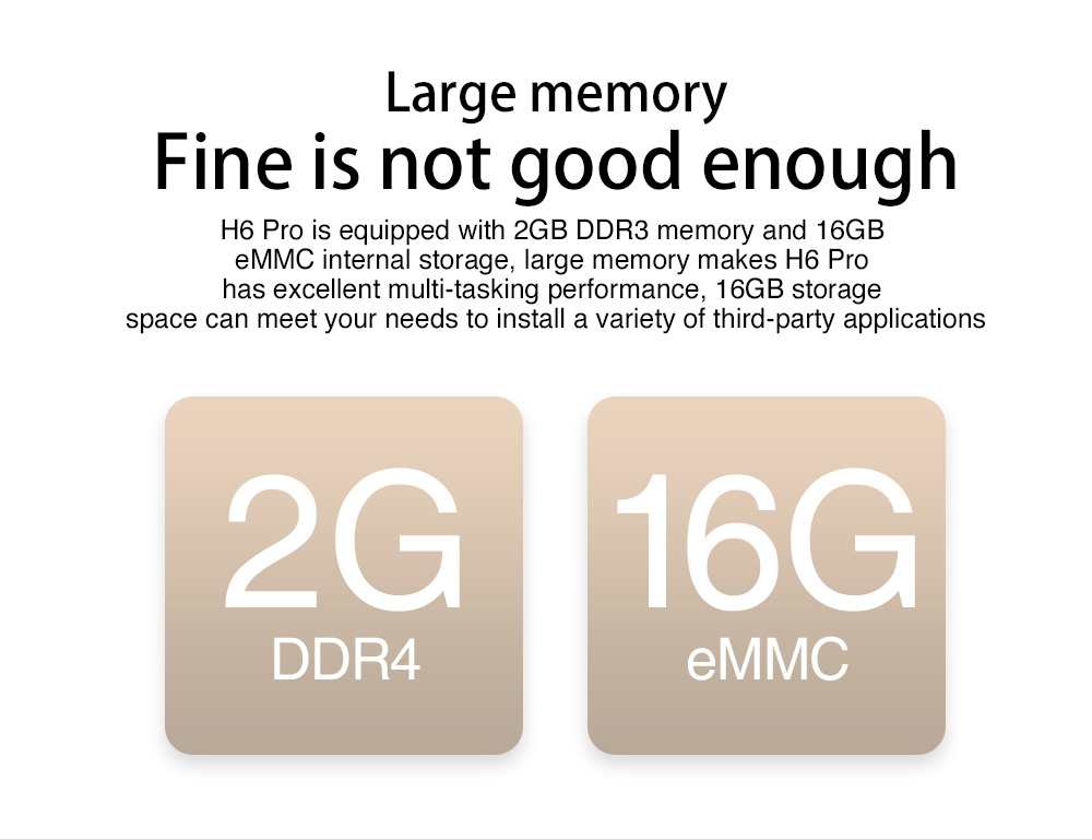 ZIDOO H6 PRO Android 7.0 Nougat 4K TV Box Allwinner H6 DDR4 2GB eMMC 16GB 1000M LAN ac WIFI Dolby DTS HDR Bluetooth