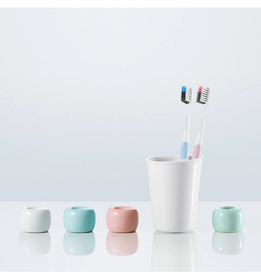 4PCS Xiaomi Doctor Bei Bass Toothbrush Handle Manual Eco-friendly Toothbrush with Travel Box