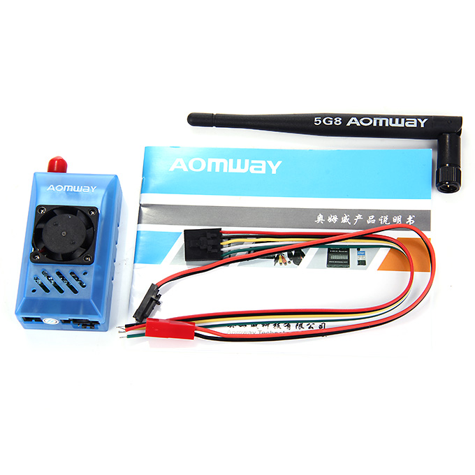 Aomway 5.8G 1W 15CH Wireless VTX Audio/Video Transmission AV TX for RC Model