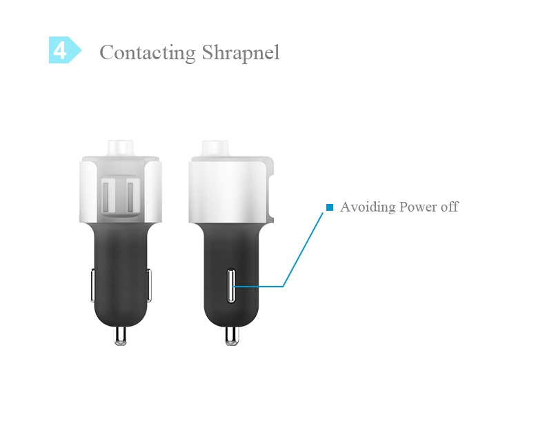 SAST T56 Dual USB Ports Wireless Bluetooth Car Charger MP3 Player FM Transmitter Handsfree Calling with Voltage Diagnostic - Black+Silver