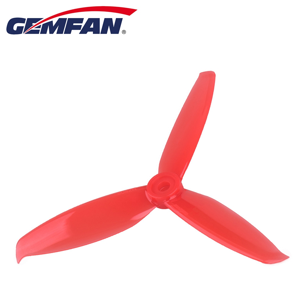 Gemfan WinDancer 5042 5 X 4.2 3-Blade 5mm Mounting Hole CW CCW Propeller for Racing Quadcopter - Red