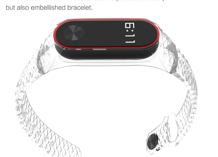 Original Xiaomi MI Band 2 Smart Wristbands Strap Colorful Silicone Wrist Strap Replacement Bracelet Strap - Green