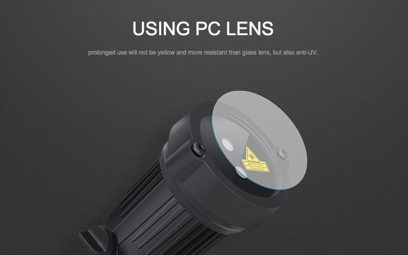 Blinblin SanIII Projection Lamp IP65 Waterproof Holiday Dynamic Lamp Garden Decoration LED Light -Black