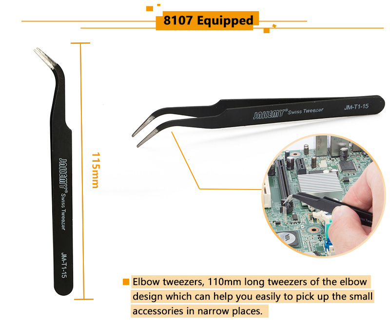 Jakemy JM-8107 38 in 1 Screwdriver Set Multi-function Maintenance Tool - Orange