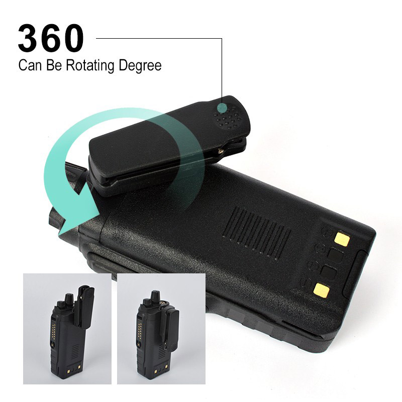 BAOFENG BF-9700 Walkie Talkie Dual Band Two-way Radio with High Gain Antenna 2800mAh Battery -Black