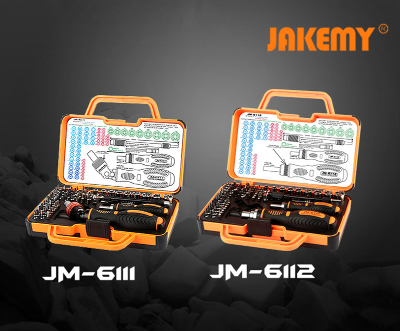 Jakemy JM-6111 69 in 1 Screwdriver Set Multi-function Tool Kit - Orange