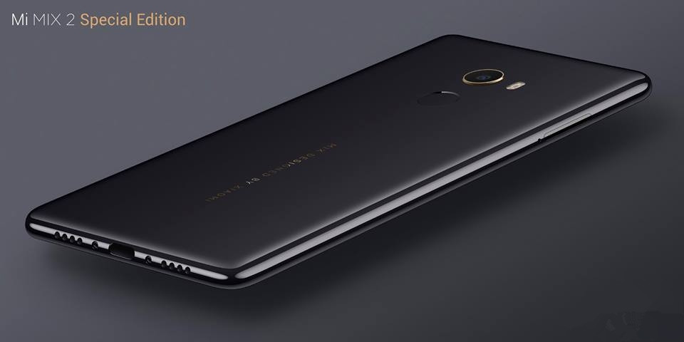 Xiaomi Mi Mix 2 5.99 Inch 4G LTE Smartphone 8GB 128GB 12.0MP Cam Snapdragon 835 Octa Core Android 7.1 NFC VoLTE Ceramic Unibody - Black