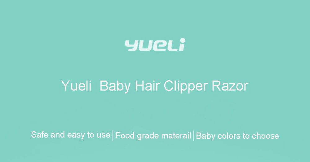 Xiaomi Yueli Electric Hair Clipper Safe Waterproof Silent Motor Rechageable Hair Cutter for Children -Orange