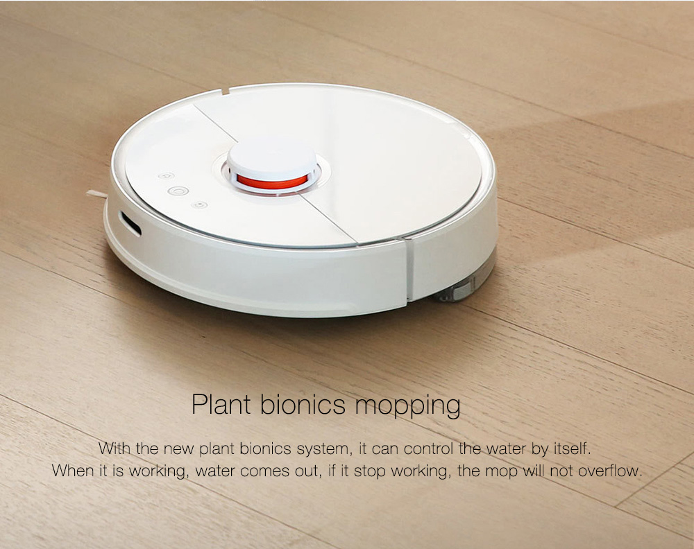 Xiaomi Mijia Roborock Vacuum Cleaner 2 in 1 Sweeping Mopping Function Automatic Area Cleaning App Control LDS Path Planning 5200mAh Battery 2000pa Suction Smart Vacuum Cleaner