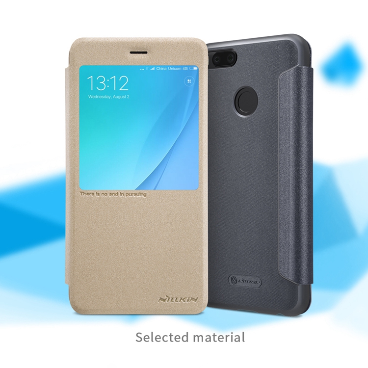 White Xiaomi Mi 5X/ Mi A1 Leather Case Nillkin Sparkle Protective Back Cover