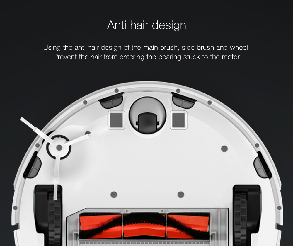 Xiaomi Mijia Roborock Vacuum Cleaner 2 in 1 Sweeping Mopping Function Automatic Area Cleaning App Control LDS Path Planning 5200mAh Battery 2000pa Suction Smart Vacuum Cleaner