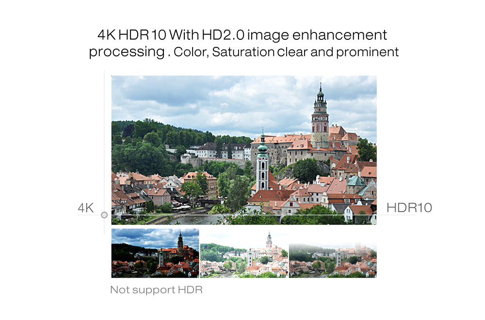 QII Android 6.0 Amlogic S912 4K KODI 17.3 2GB/16GB TV BOX 2.4G/5.8G WIFI Bluetooth Gigabit LAN HDMI - Black
