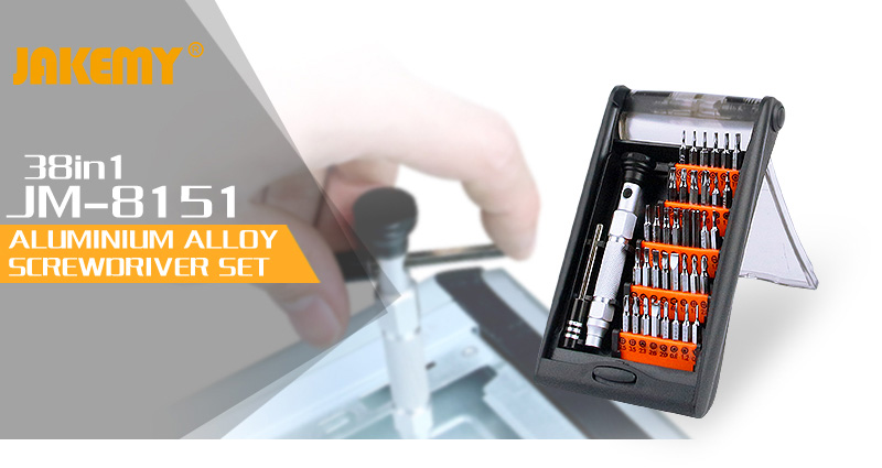 JAKEMY JM-8151 38 in 1 Screwdriver Set Multi-function Repair Tools