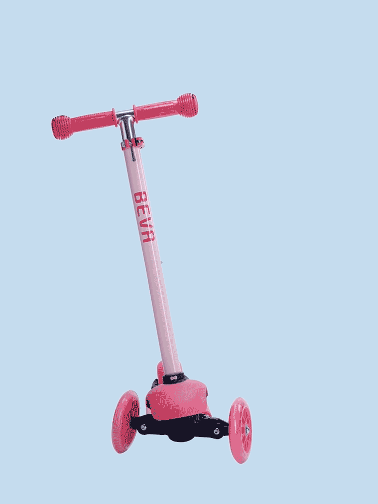 Xiaomi Mijia BEVA Scooter For Kids Adjustable Height Shock-Absorption Ergonomic Design Anti-slip Wide Deck Children Scooter - Pink