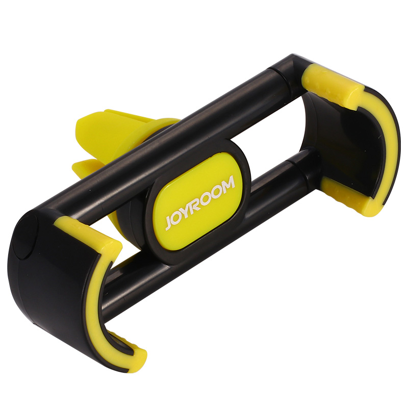 Joyroom JR-ZS110 Car Phone Holder Air Vent Mount Car Holder 360 Degree Rotation Support Mobile Car Stand - Gray + White