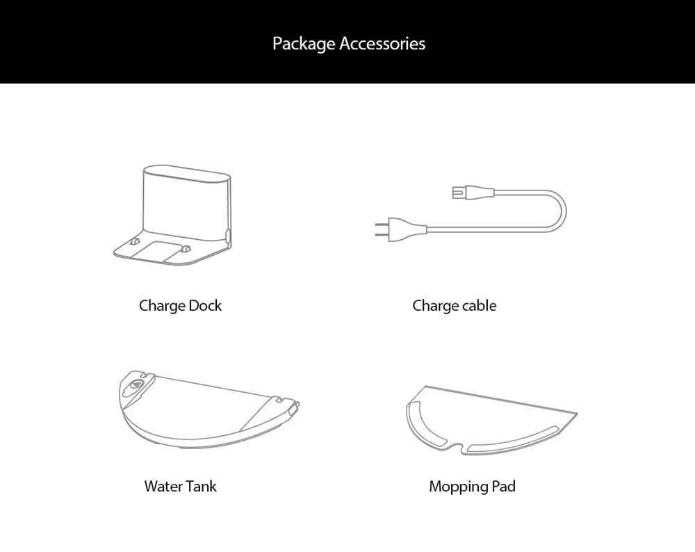 Xiaomi Mijia Roborock Vacuum Cleaner 2 in 1 Sweeping Mopping Function Automatic Area Cleaning App Control LDS Path Planning 5200mAh Battery 2000pa Suction Smart Vacuum Cleaner