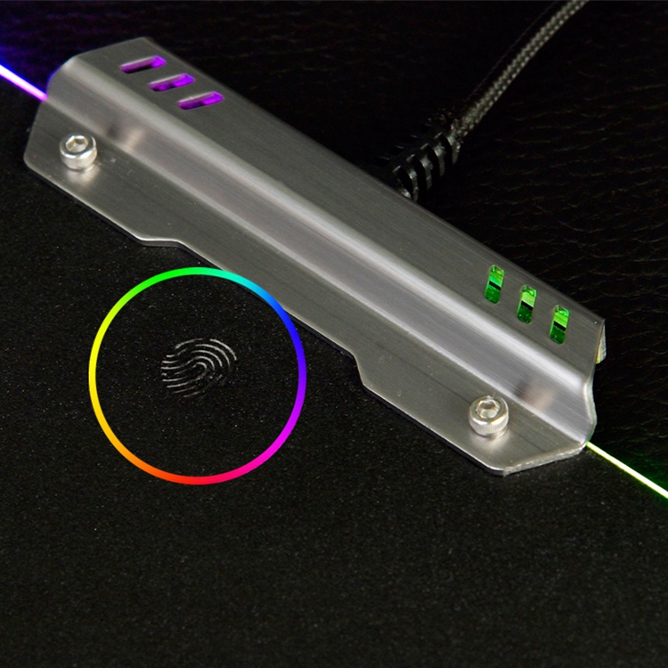 Ajazz AJPAD RGB Lighting USB 2.0 Hard Gaming Mouse Multiple Lighting Modes Pad Plug And Play 35 * 25 * 0.36cm - Black