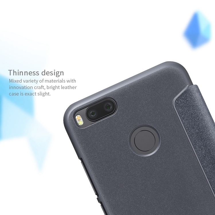White Xiaomi Mi 5X/ Mi A1 Leather Case Nillkin Sparkle Protective Back Cover