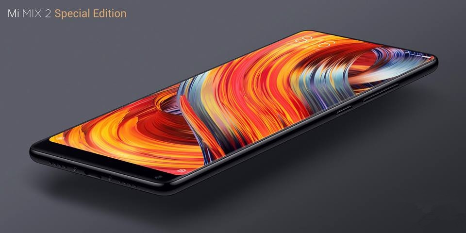 Xiaomi Mi Mix 2 5.99 Inch 4G LTE Smartphone 8GB 128GB 12.0MP Cam Snapdragon 835 Octa Core Android 7.1 NFC VoLTE Ceramic Unibody - Black