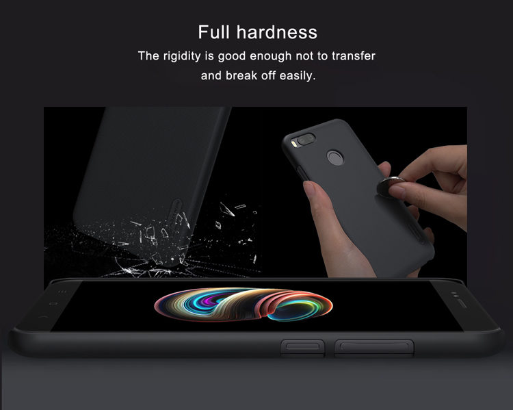 Black Xiaomi Mi 5X / Mi A1 Case NILLKIN Hard Protective Back Cover