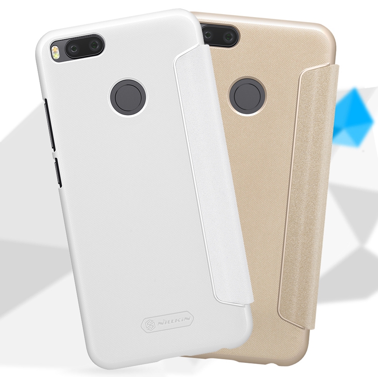 White Xiaomi Mi 5X/ Mi A1 Leather Case Nillkin Sparkle Protective Back Cover